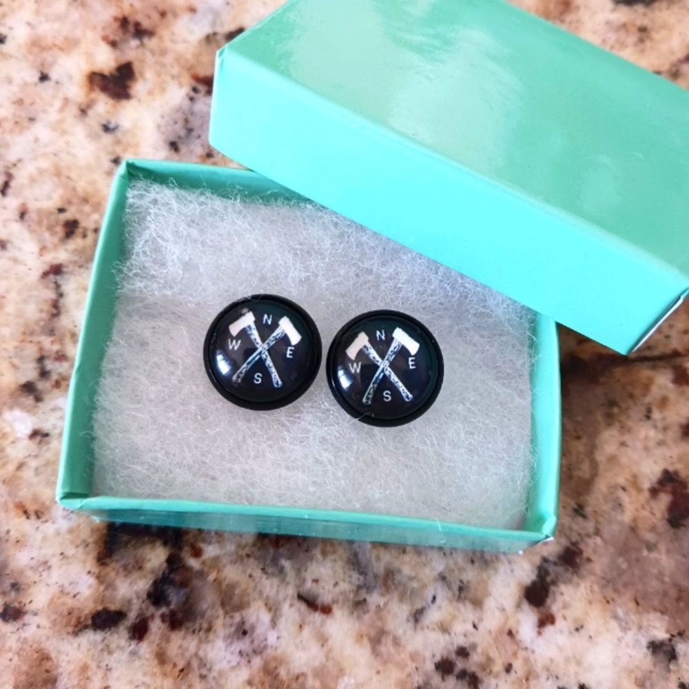 5 For $25.00- Lumberjack Axe Stud Earrings
